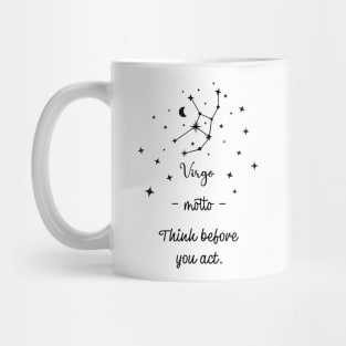 Key phrases of the zodiac signs: Virgo Mug